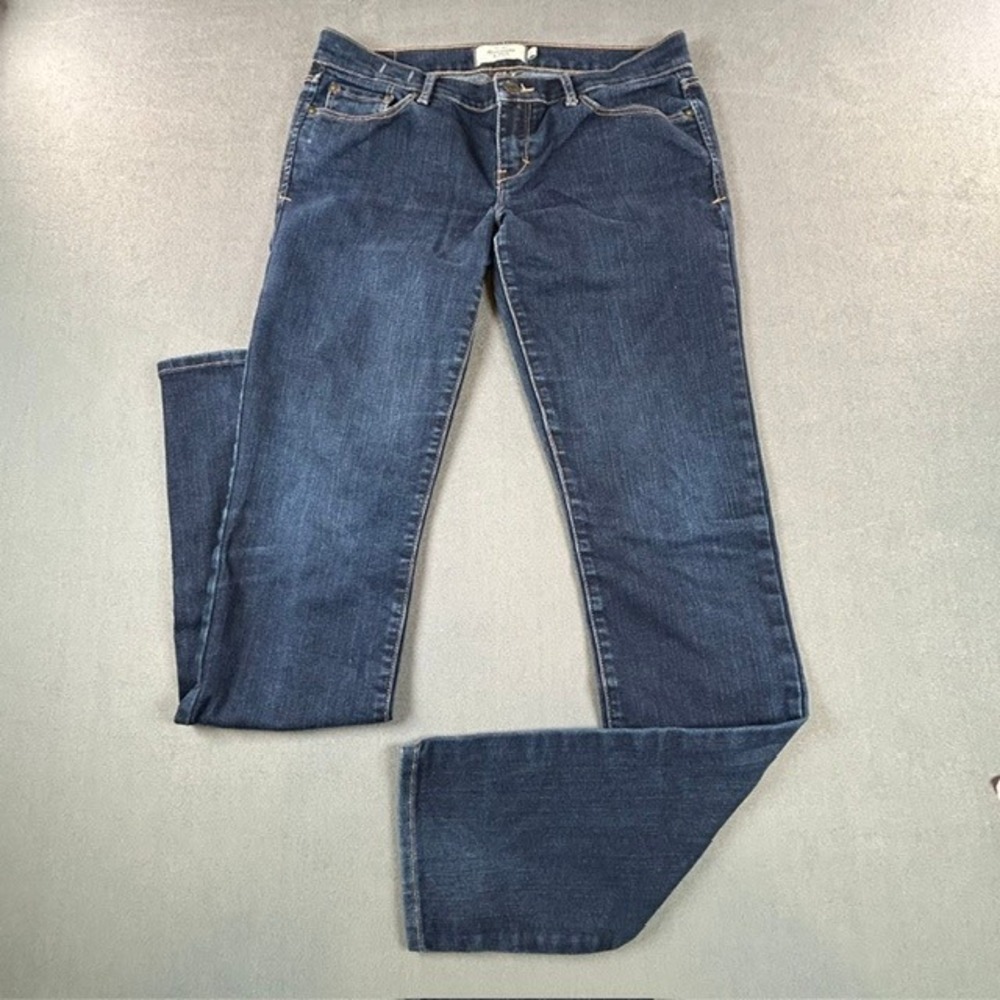 Vintage Abercrombie & Fitch Women's Low Rise Erin Stretch Jeans 4L Long Y2k